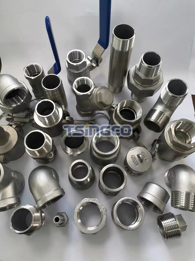 ASTM A351 1/8” CF8 / CF8M THREAD CAP CASTING FITTING